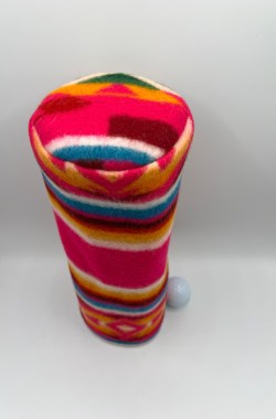 Pink Pendleton Wool Driver